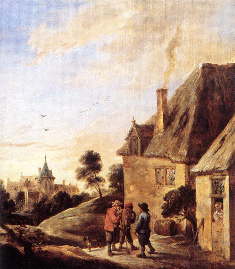 a village scene
